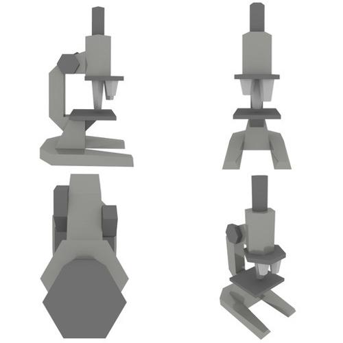 Lowpoly Low-Tech Microscope preview image